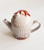 Wade Whimsical Feline Collection Teapot Dustbin With Cats Designed by Judith Wootton