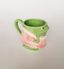 Mary Ann Baker Green Frog Mug / Cup by Otagiri, Japan