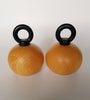 Vintage Bodum Sphere Beechwood Salt and Pepper Mill / Grinder, Design by Richard Nissen, Made in Denmark