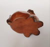 Vintage Solid Wood Hand Carved Cat Figurine