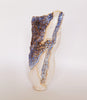 A Beautiful Contemporary Design Studio Art Pottery Sculpted Glazed Ceramic Vase with Raised Pattern Signed by the Artist as "R"