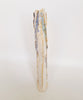 A Beautiful Contemporary Design Studio Art Pottery Sculpted Glazed Ceramic Vase with Raised Pattern Signed by the Artist as "R"