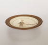 A Rare Rodney Lawrence Studio Pottery Individual Shallow Dish with Sgraffito decoration