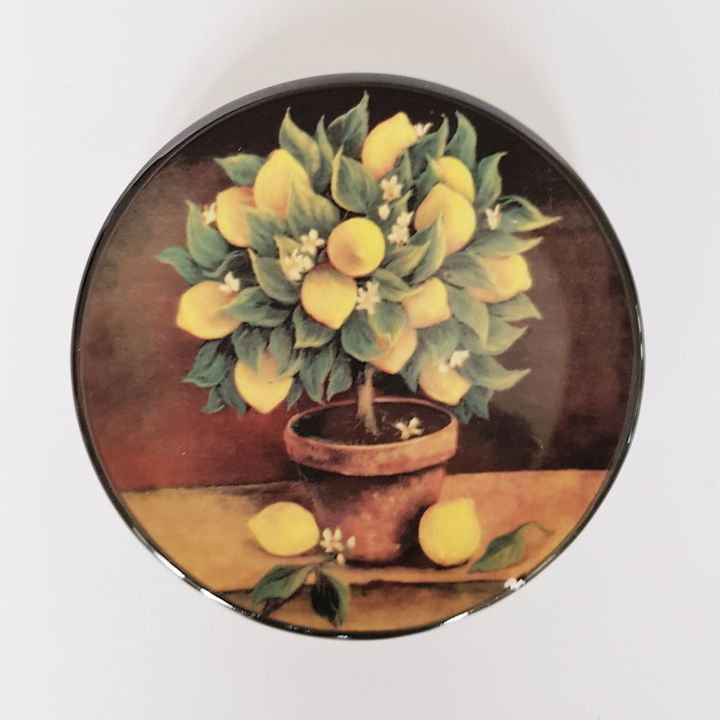 Ceraplat Hand Made Lemon Miniature Ceramic Plate Spanish