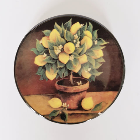 Ceraplat Hand Made Lemon Miniature Ceramic Plate Spanish