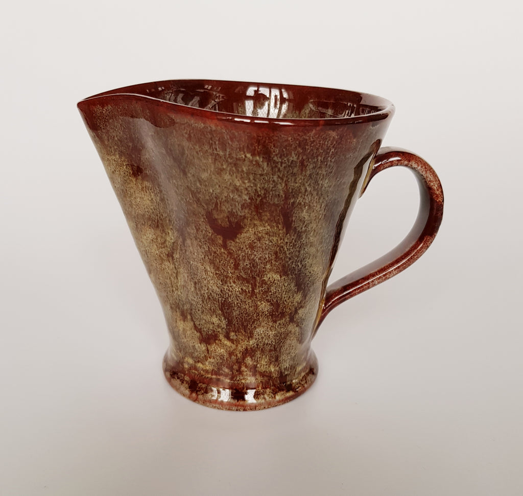 Rare Devonshire Ltd Studio Pottery Jug / Mug in Glazed Ceramic Signed by the Artist