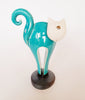 Contemporary Design Hand Made Studio Pottery Ceramic Cat Statuette / Figurine