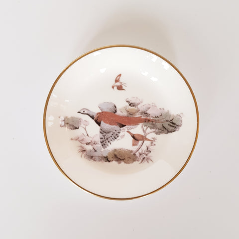 Rare Vintage Royal Worcester Fine Bone China Pin Dish