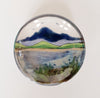 Highland Stoneware Pottery Hand Painted Rural Scene Pin Dish Signed by the Artist, Scotland