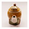 Glazed Ceramic Studio Pottery Cottage Shaped Mini Teapot