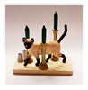 Cats Round the House sculpture by Border Fine Arts Studio