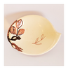 Vintage 1950's Carlton Ware Hand-Painted and Embossed Leaf Pin Dish