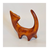 Contemporary Design Hand Made Studio Pottery Glazed Ceramic Cat Statuette