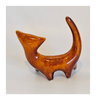 Contemporary Design Hand Made Studio Pottery Glazed Ceramic Cat Statuette