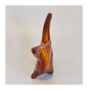 Contemporary Design Hand Made Studio Pottery Glazed Ceramic Cat Statuette