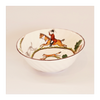 Vintage Wedgwood Robert Horne Hunting Scenes Ribbed Bone China Small Bowl 1992