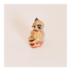 Rare Vintage 1970's Wade Whimsy Miniature Ceramic Possum Figurine