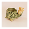 Rare Vintage 1950's Wade Match Holder - Shaped like a Tree Stump with a Koala Bear Sitting on a Branch
