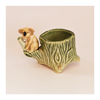 Rare Vintage 1950's Wade Match Holder - Shaped like a Tree Stump with a Koala Bear Sitting on a Branch
