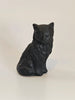 Vintage Kingmaker Cat Figurine Hand Made in Wales With Real Coal