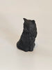 Vintage Kingmaker Cat Figurine Hand Made in Wales With Real Coal