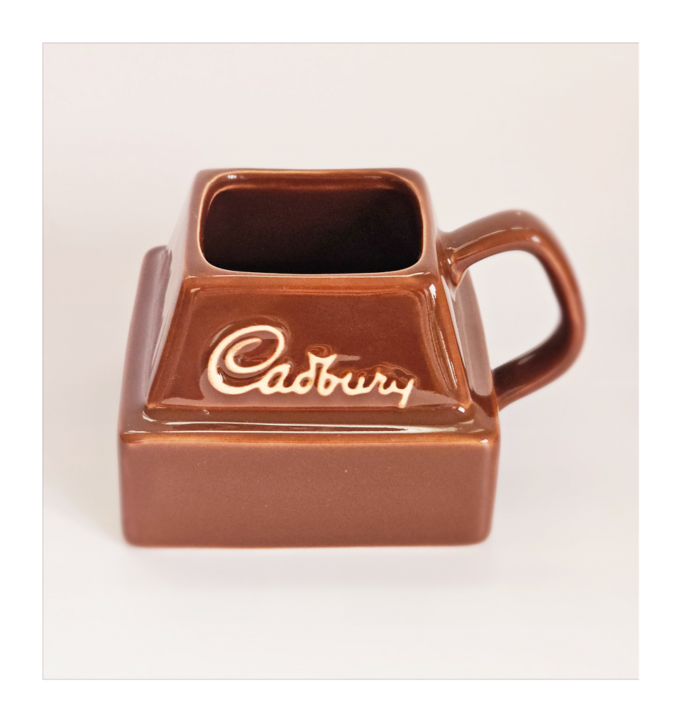 Vintage 1980's Cadbury Ceramic Chocolate Chunk Mug - Collectable