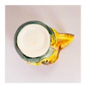 Rare Fine Art Studio Pottery Glazed Ceramic Novelty Mug with a 3 D Crested Gecko and its Tail as Handle