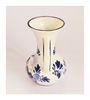 Vintage Delft Blue Hand Painted Double Handle Small Ceramic Bud Vase Pottery 32