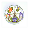 Vintage 1980's Ceramica La Maga S. Stefano C. Hand Made Ceramic Wall Plate from Palermo, Italy