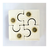 Contemporary Design Porcelain Salt and Pepper Shaker - 2 Pairs
