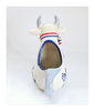 Vintage Dutch Delft Blue Hand Painted Ceramic Sitting Cow Creamer with Ribbon and Cow Bell