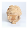 Antique Hand Carved Sandalwood Laughing Buddha