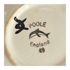 Rare Vintage 1950's Hand painted Studio Pottery Pin Dish by Poole Pottery in Delphis Pattern No. 49 Signed by the Artist