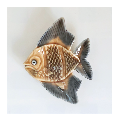 Vintage 1960's Beautifully Designed and Crafted Wade Porcelain Fish Shaped Pin Dish