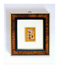 Vintage Framed Engraved Metal Art - Lamina Argento 925% Sterling Silver Plated Italian Lithograph - Verona Balcone di Giulietta