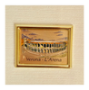 Vintage Framed Engraved Metal Wall Art - Lamina Argento 925% Sterling Silver Plated Italian Lithograph - Verona L'Arena