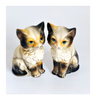 Rare Vintage Fine Quality Lego Japan Cat Figurine Salt & Pepper Shaker