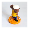 Rare Golf Themed Ceramic Mouse Figurine Cheese Chasers N&T Productions 2002 - Distributed by Widdop Bingham