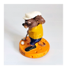 Rare Golf Themed Ceramic Mouse Figurine Cheese Chasers N&T Productions 2002 - Distributed by Widdop Bingham