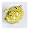 Vintage 1960's Glazed Ceramic Piggy Bank / Coin Bank