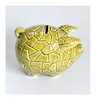 Vintage 1960's Glazed Ceramic Piggy Bank / Coin Bank