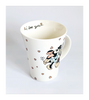 Rare Vintage Disney Mickey Mouse and Minnie Mouse "Kiss Me Mickey" Novelty Mug
