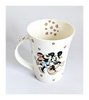 Rare Vintage Disney Mickey Mouse and Minnie Mouse "Kiss Me Mickey" Novelty Mug