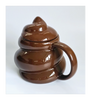 Novelty Ceramic Emoji Poo Mug with Lid