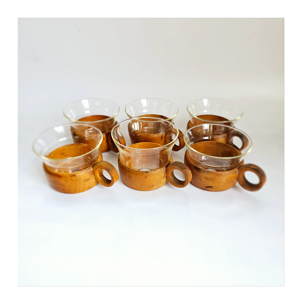 Vintage 1970's Tea and Coffee set by Schott and Gen Mainz Jena Glas, Germany