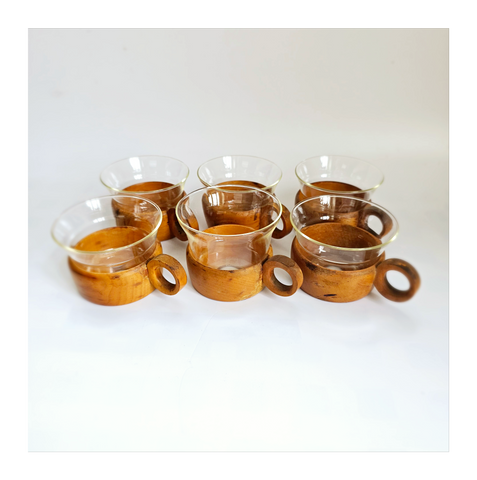 Vintage 1970's Tea and Coffee set by Schott and Gen Mainz Jena Glas, Germany