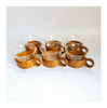 Vintage 1970's Tea and Coffee set by Schott and Gen Mainz Jena Glas, Germany