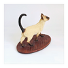 Rare Vintage 1980's Hand Painted Siamese Cat Figurine from Natures Heritage Range by Holland Studio Craft