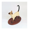 Rare Vintage 1980's Hand Painted Siamese Cat Figurine from Natures Heritage Range by Holland Studio Craft