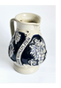 Vintage 1950's Western Germany Zoller & Born Salt Glazed Stoneware Wine Pitcher